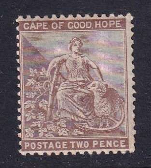 Cape of Good Hope 1884-90 2d pale bistre (Anchor) , M/H                   (SACC 45,CV R700)