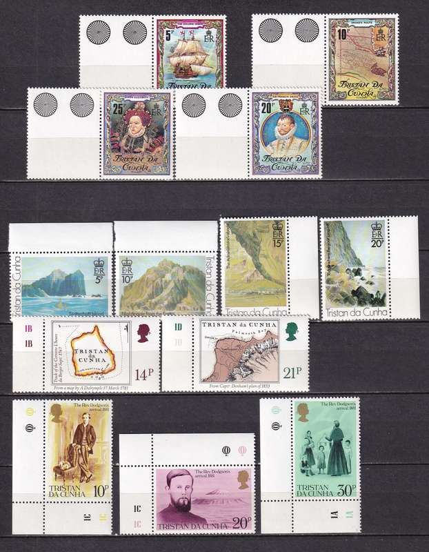 Tristan da Cunha sets , MNH          (4 x SCANS))
