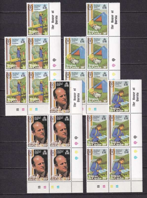 Tristan da Cunha sets , MNH          (4 x SCANS))