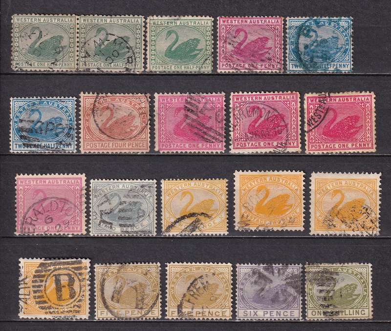 Western Australia 1902> part sets, used