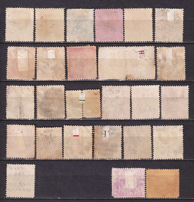 Victoria (Australia) QV 1863> part sets, used               ( CV £40+)