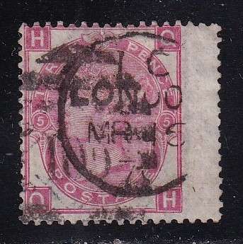 GB QV 1867-80 3d rose, plate 5 (W33), used                 (SG 103, CV £70)