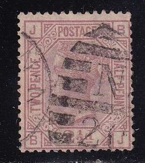 GB 1873-80 QV 2 1/2d rosy mauve (W48) ,used     (SG 141, CV £80)