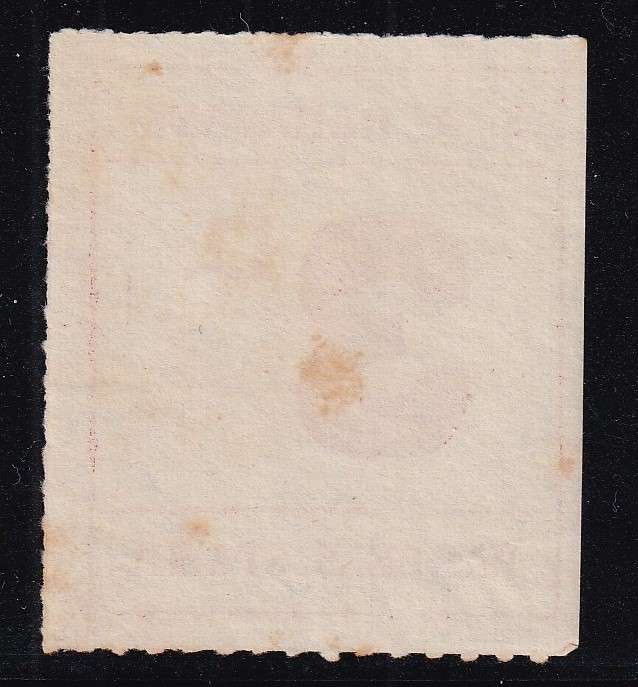 South Australia 1927 3d Railways Parcels stamp (rouletted) on unwatermarked paper, used (50mm x 45mm