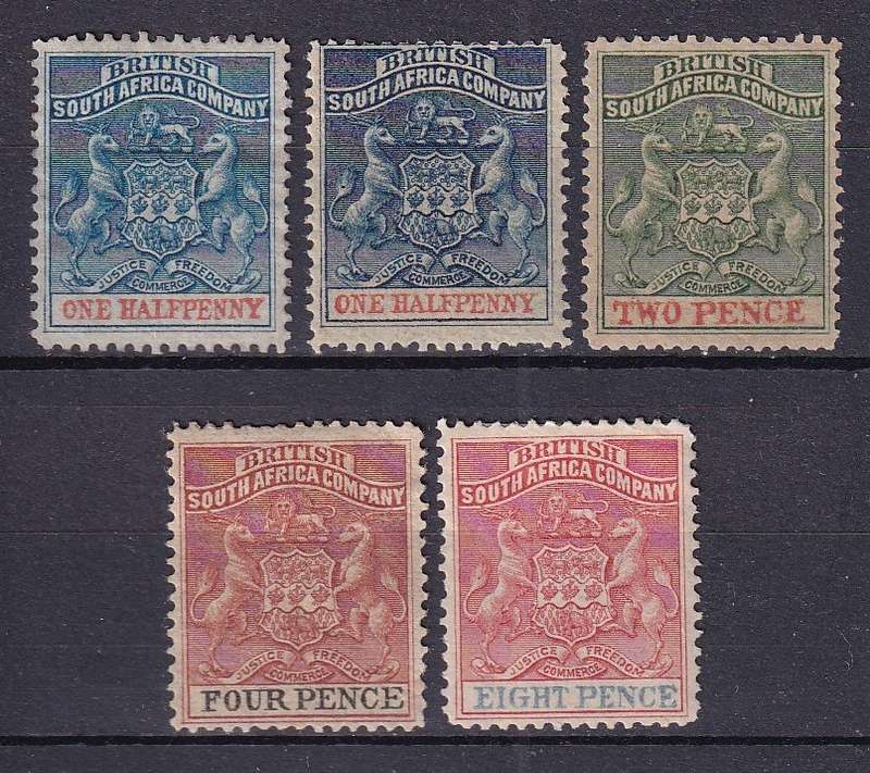 BSAC 1892/94 part set , M/H                  ( SACC 18>, CV R1550)