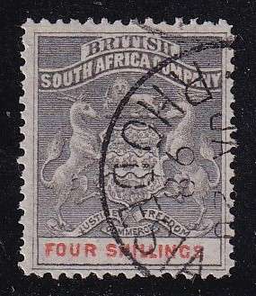 BSAC 1892/94 4s , used                 (SACC 26, CV R1050)