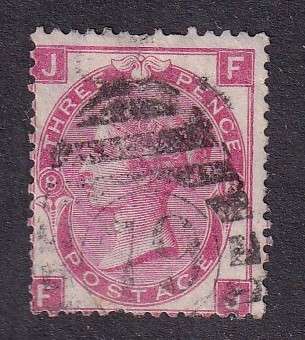 GB QV 1867-80 3d rose, plate 8 (W33), used                  (SG 103, CV £60)