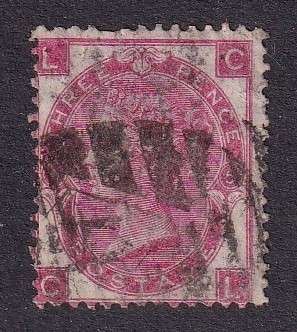 GB QV 1867-80 3d rose, plate 5 (W33), used                  (SG 103, CV £70)