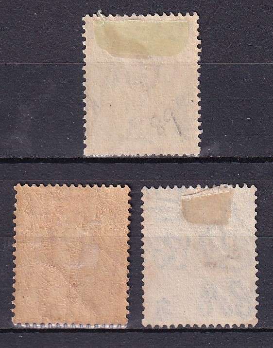 Tanganyika 1922-25 part sets, M/H             (SG 89,76,81, CV £23 (R530)