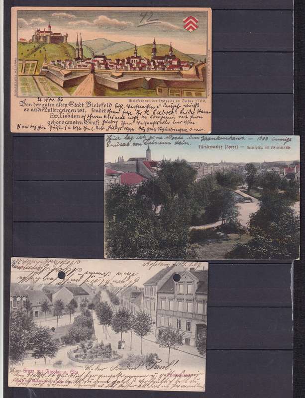 Germany Postcards x 14 , used mixed condition         (10 x SCANS)