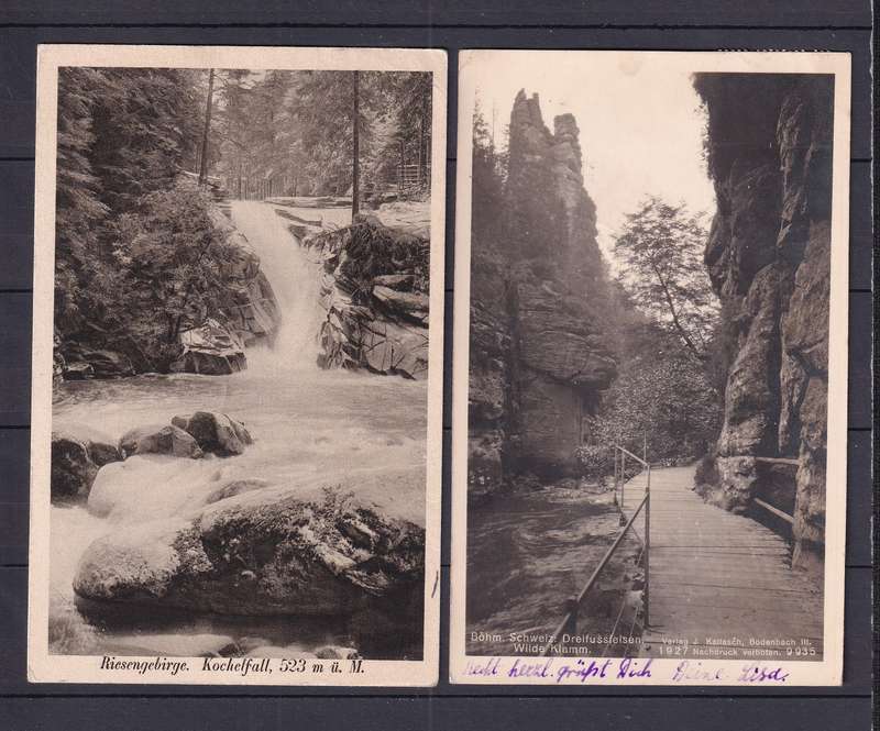 Germany Postcards x 14 , used mixed condition         (10 x SCANS)