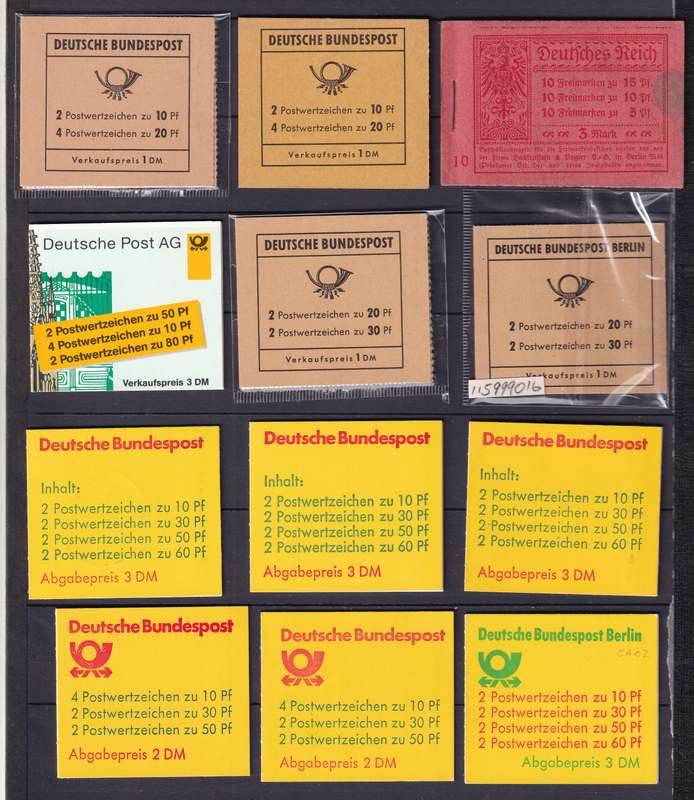 Germany Bundespost Booklets x 41 , most complete               (6 SCANS)