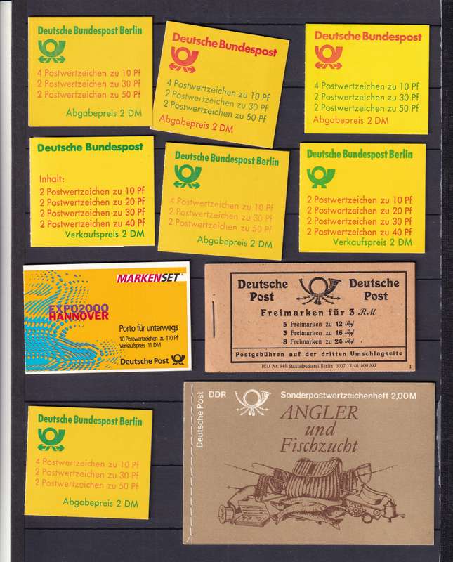 Germany Bundespost Booklets x 41 , most complete               (6 SCANS)