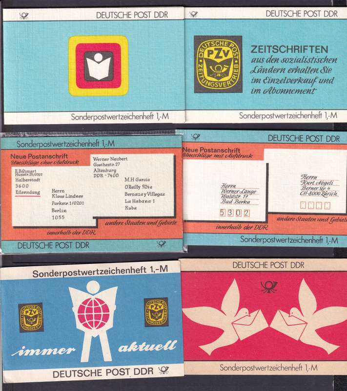 Germany Bundespost Booklets x 41 , most complete               (6 SCANS)