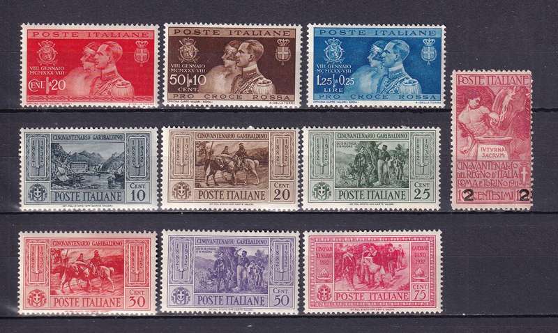 Italy 1930> sets, M/H