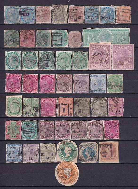 India QV part sets , used