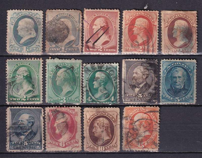 USA part sets, used  mixed condition