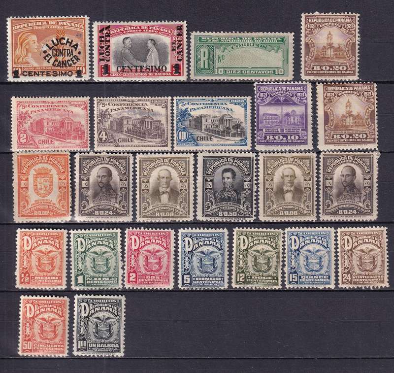 Panama part sets, M/H