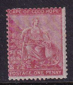 Cape of Good Hope 1864-77 1d carmine (CC) , M/H    (SACC 18, R2300)