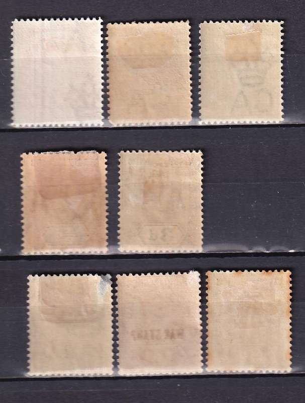 British Virgin Islands 1887 QV,KG V, KE, KG VI part sets , MLH