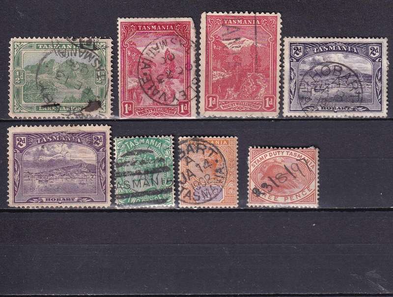 Australia states lot (Victoria, New South Wales, Tasmania, ext) , used mixed condition