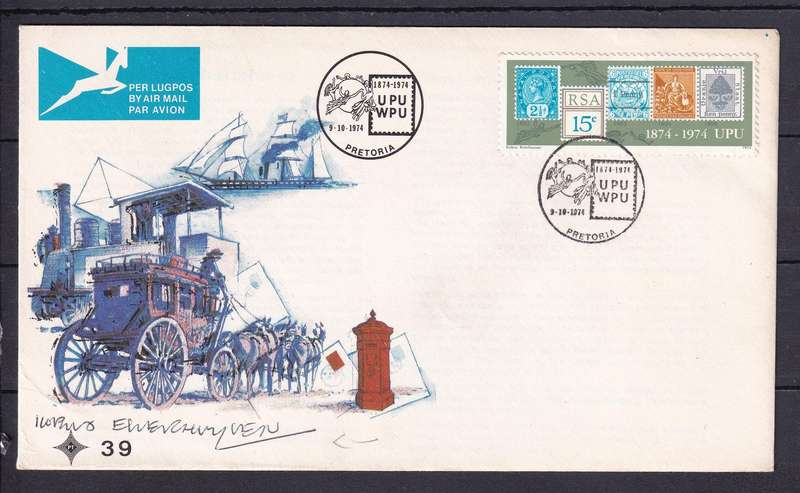 South Africa signed covers x 11                        ( 9 x SCANS)