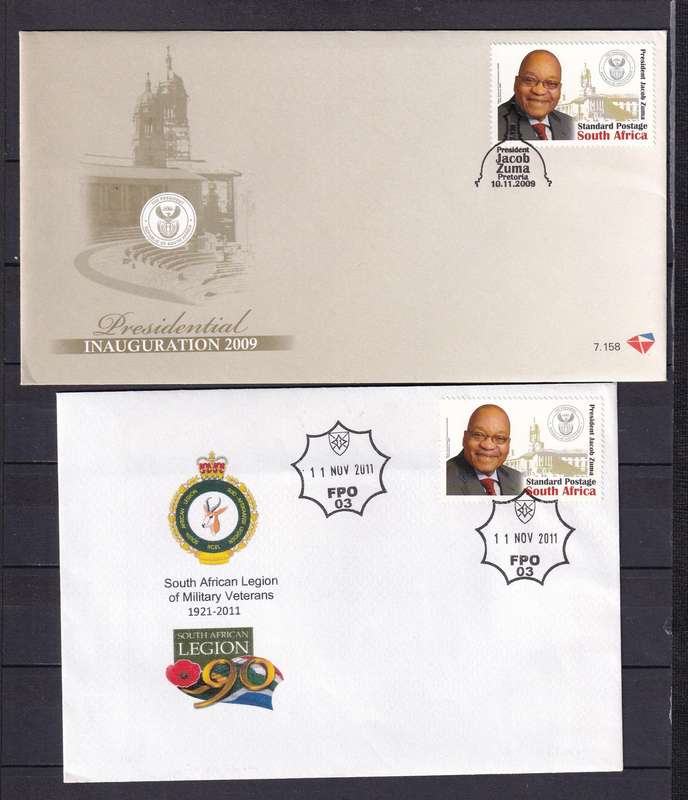 South Africa signed covers x 11                        ( 9 x SCANS)