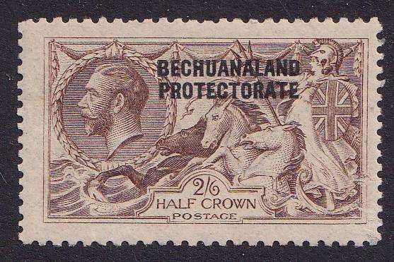 Bechuanaland Protectorate 1914-23 2/6 Seahorse issue, M/H