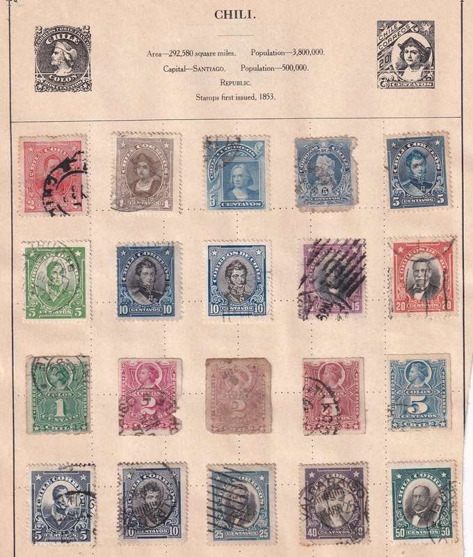 South Central America (Venezuela, Porto Rico, Costa Rica, Mexico ext)  M/H & used     ( 14 x SCANS)