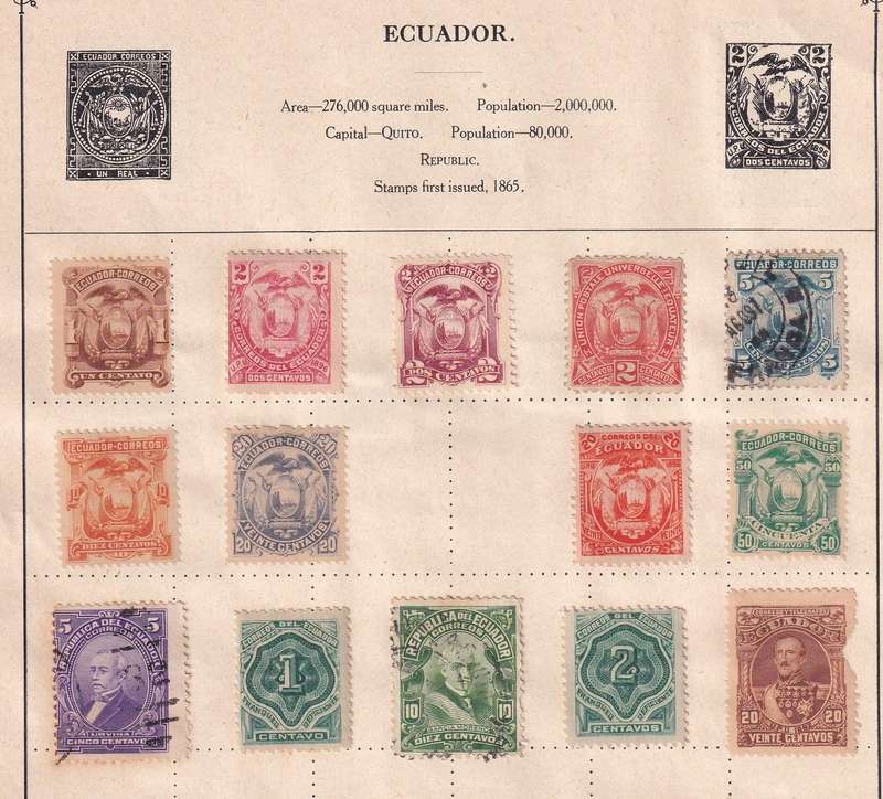 South Central America (Venezuela, Porto Rico, Costa Rica, Mexico ext)  M/H & used     ( 14 x SCANS)