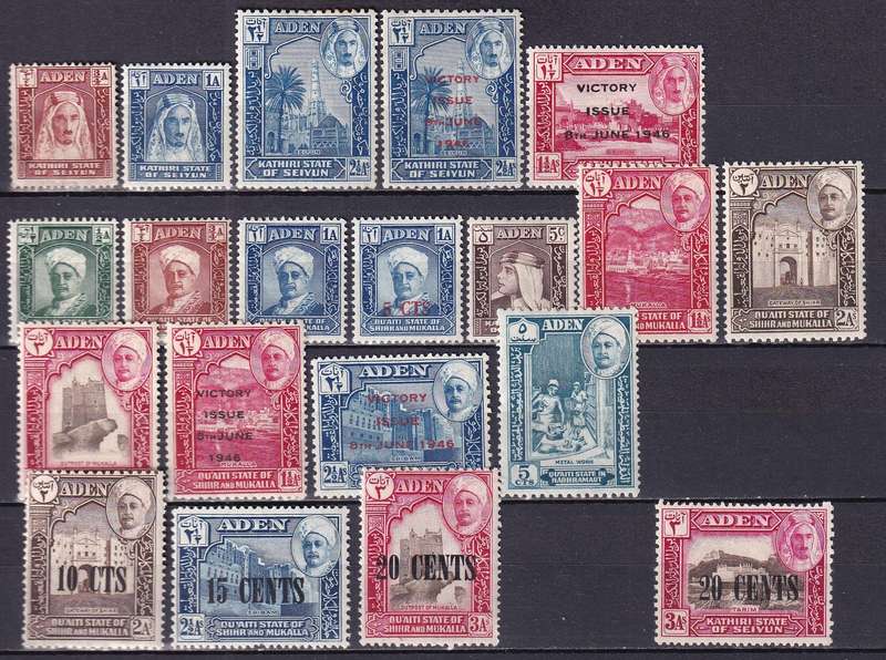 Aden 1942 > part sets , M/H