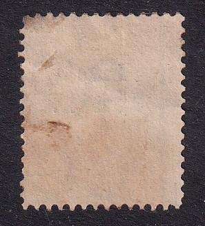 Straits Settlements 1879 QV 5c on 8c orange (CC), M/H      (SCARCE SG 20, CV £140)