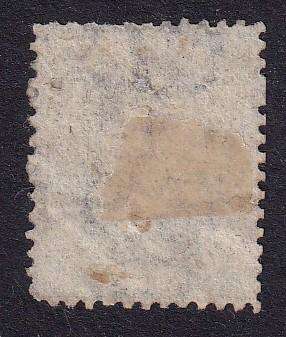 St Lucia 1864-76 1d black (Perf 14) (CC W/M reversed), used     ( SG 15x , CV £22))
