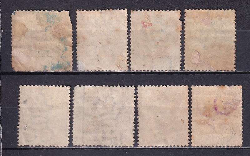 Ceylon 1866-80 QV part sets (CC), used             (1d blue M/H, SG 61, 121>, CV £100)
