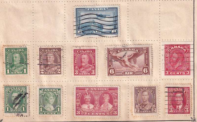 Canada QV, KG V part sets , M/H & used                (7 x scans, some stamp adherence to pages )