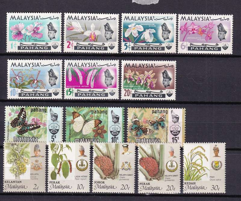Malaysia States part sets, M/H                (2 x SCANS)