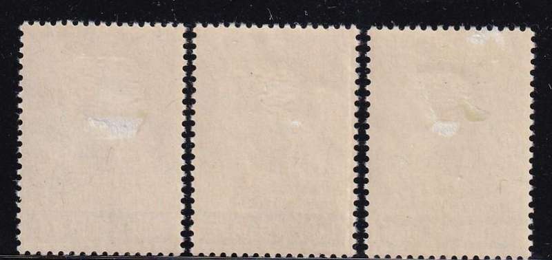 India 1948 Gandhi Independence part set, M/H           (SG 305-307, £48)