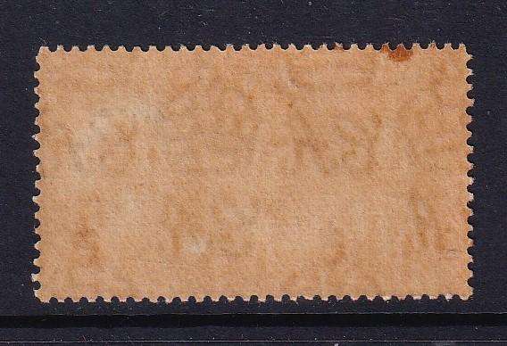 Ascension 1938 KG VI 2/6s black and deep carmine( (Perf 13 1/2) , M/H           (SG 45>, CV £42)