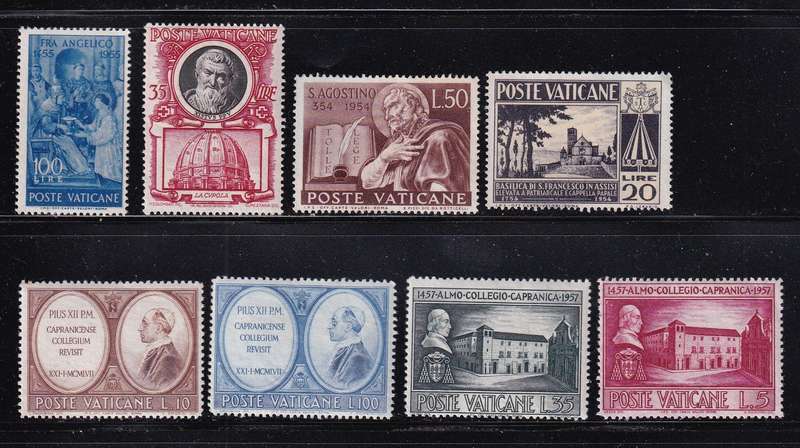 Italy Vatican sets & part sets, M/H              (2 x SCANS)