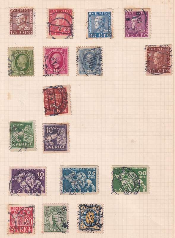 Sweden 1886 > sets and part sets, M/H & used                   (8 X SCANS)