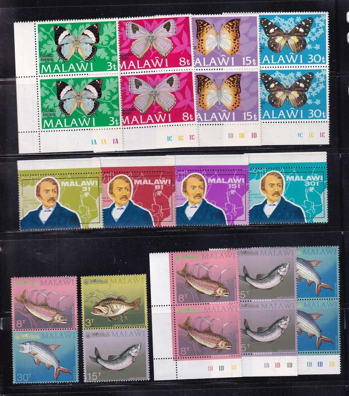 Malawi sets, MNH                  ( 3 X SCANS)