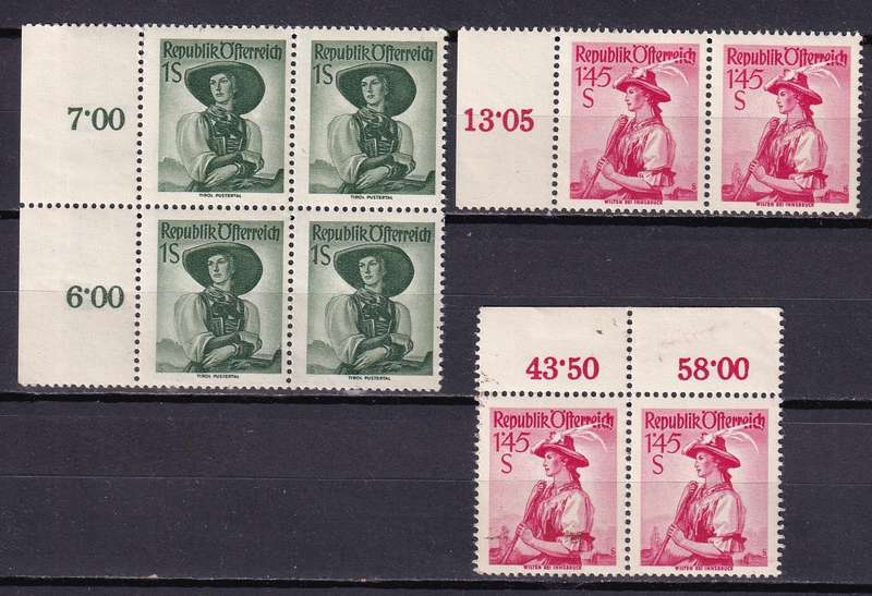 Austria 1935 part Air issue & odds, M/H                  (SG 763 >)