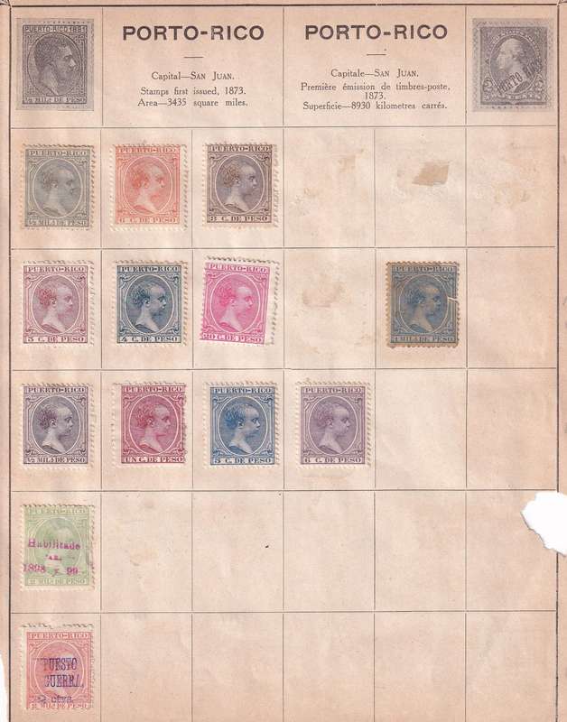 South Central America (Venezuela, Porto Rico, Costa Rica, Mexico ext)  M/H & used     ( 15 x SCANS)