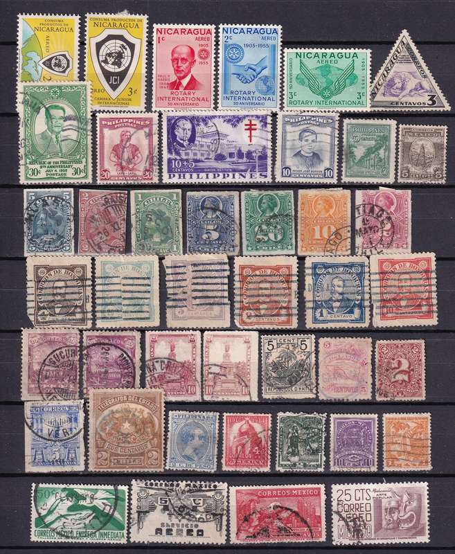 South Central America (Venezuela, Porto Rico, Costa Rica, Mexico ext)  M/H & used     ( 15 x SCANS)