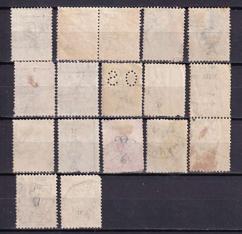 Australia 1913> Roos part sets, used