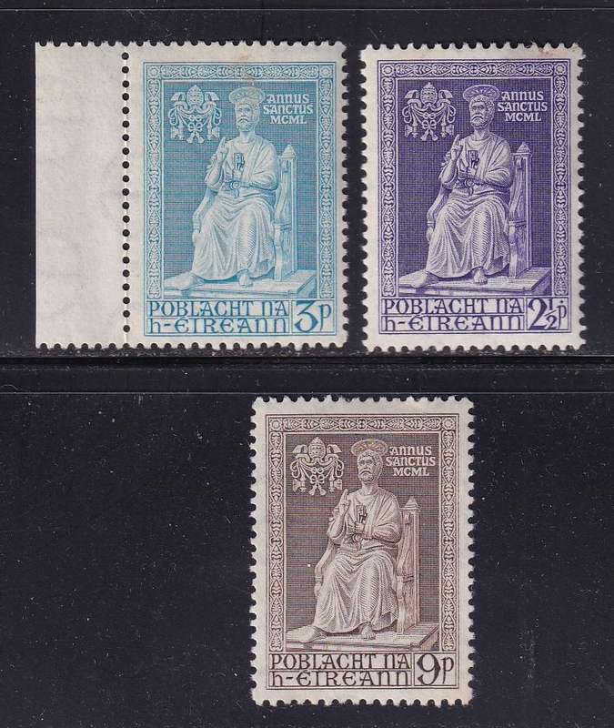 Ireland 1950 Holy year set, MLH          ( SG 194-151, CV £18)