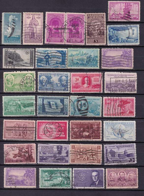 USA clearance lot , used         (8 x scans)