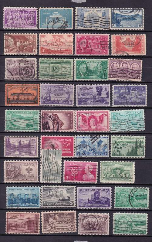 USA clearance lot , used         (8 x scans)