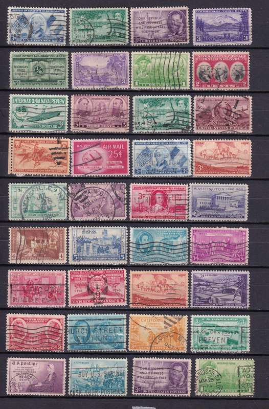 USA clearance lot , used         (8 x scans)