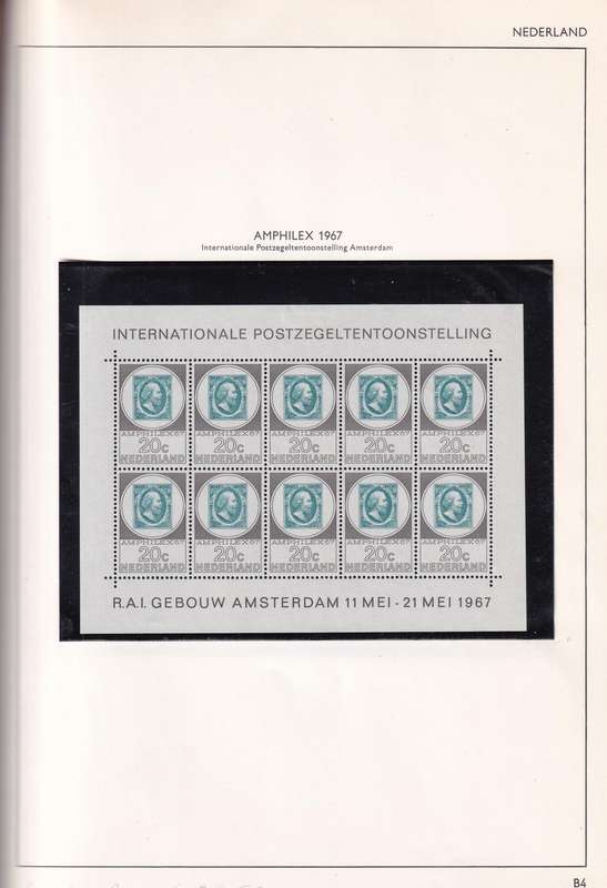 Netherlands pre printed album 1926-1945 with stamps